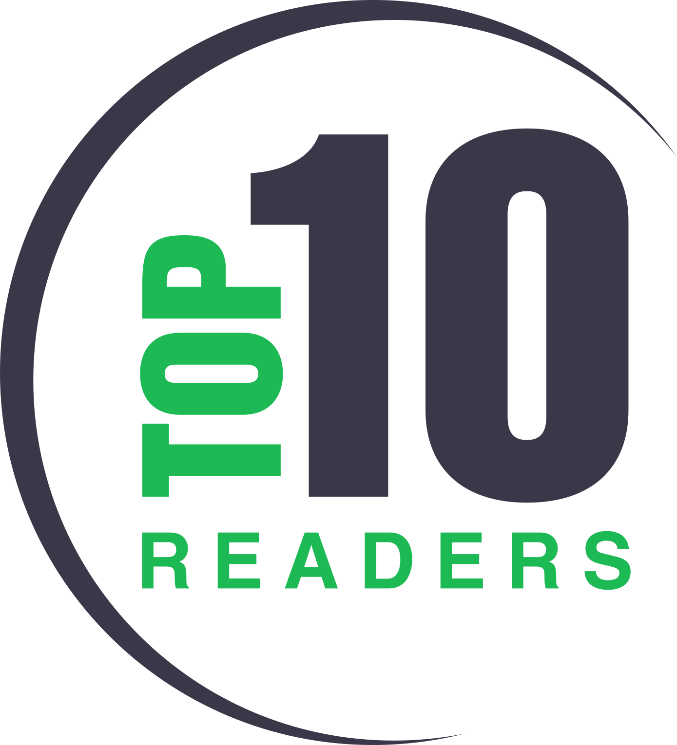 top 10 readers logo